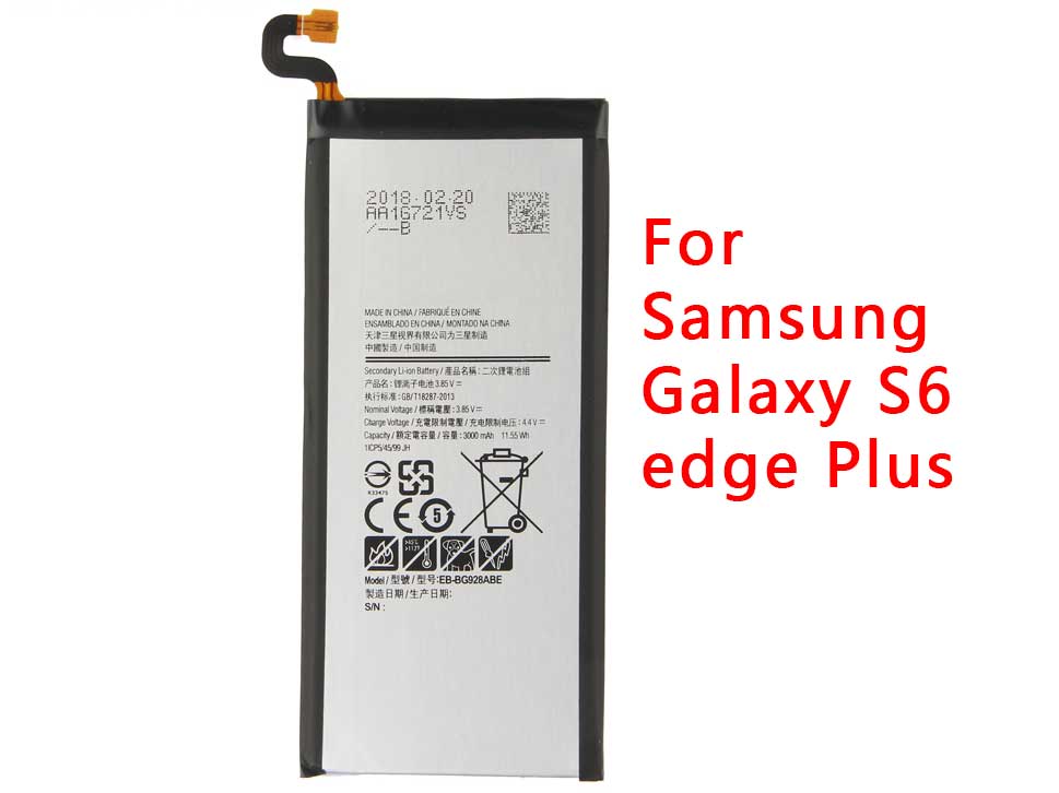 Ofre Kæmpe stor Milepæl EB-BG928ABE 3000mAh Battery For Samsung Galaxy S6 edge Plus (only Deliver  to some countries)