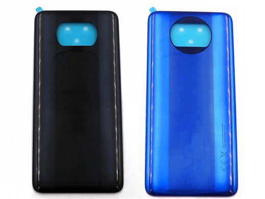 Best quality Battery Cover with Adhensive for POCO X3 NFC - Black&Blue