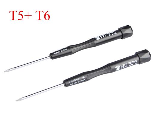 BST-8800C-A 2pcs screwdriver set T5 T6  precision set head Vanadium steel screwdriver