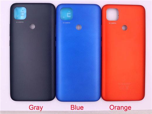 Best quality Battery Cover with side button for Redmi 9C-Gray&Blue&Orange
