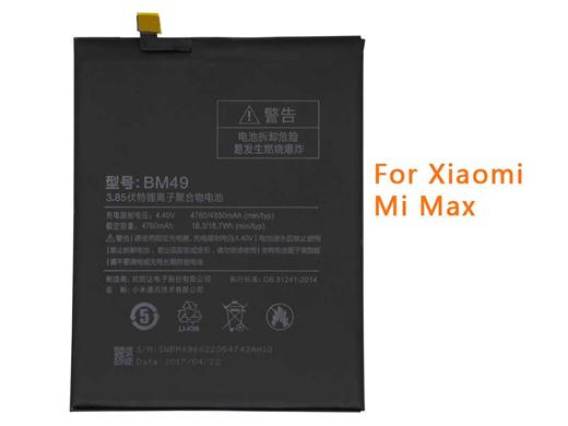Best quality BM49 4760mAh Built-in Battery For Xiaomi Max (only Deliver to some countries)