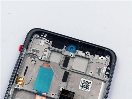 Best quality LCD Touch screen assembly with frame for POCO X3 NFC- Black & Blue_2
