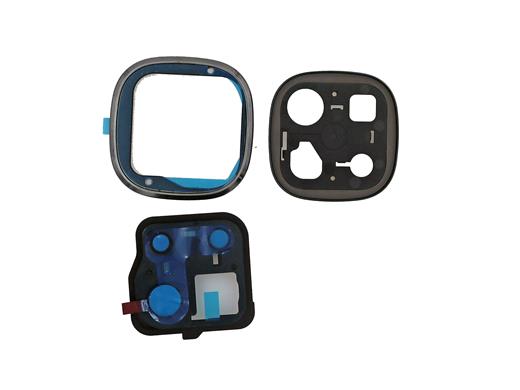 Best (Same as yours)Protective Glass of Rear Camera with Holder for Redmi note 14 pro + silver