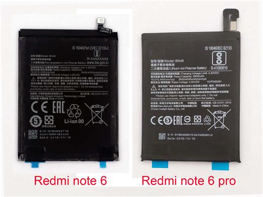 Best quality BN46/BN48 3900-4000mAh Built-in Battery for Redmi Note6 & note 6 pro