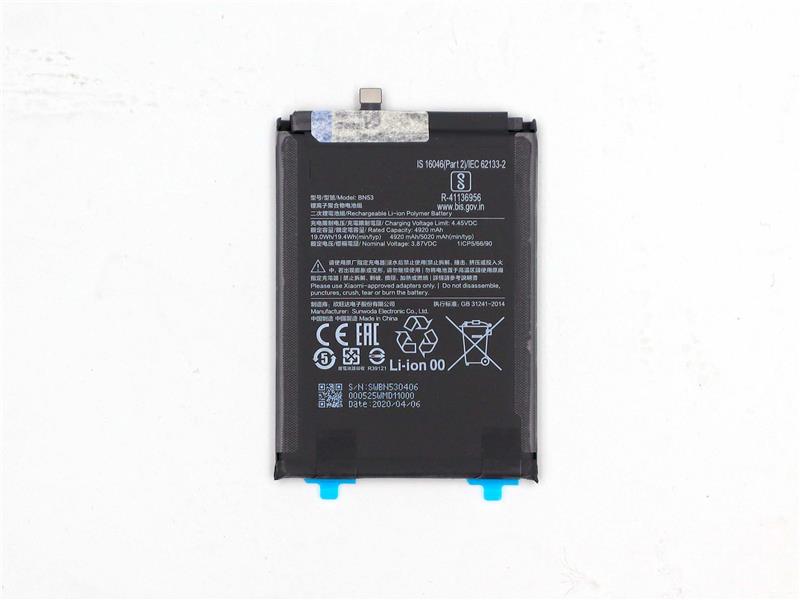 Original BN53 4920mAh Built-in Battery for Redmi note 9 Pro global version  (only Deliver to some countries) 