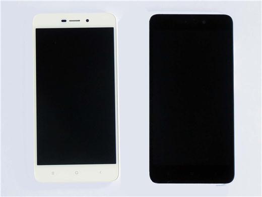 Best quality Complete screen with front housing for Redmi 4A-Black & white 
