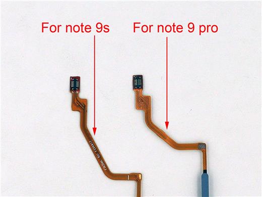 Fingerprint recognition sensor with power on/off button for Redmi Note 9 pro global_2