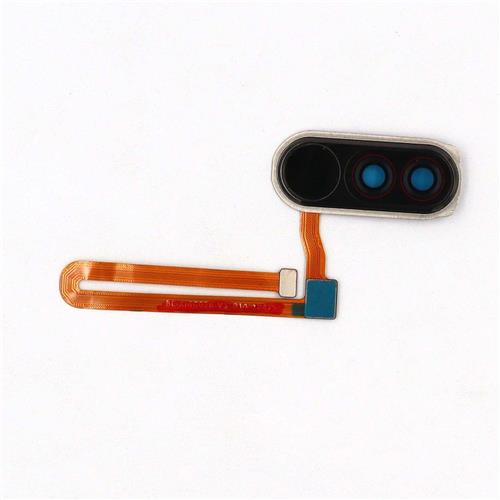 Fingerprint sensor flex cable + Protective Holder Glass of Rear Camera for POCOphone F1