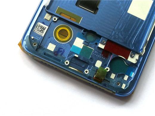Best quality Complete screen with various colors frame for xiaomi 9-Gray&Purple&Blue_2