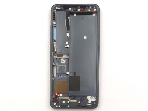 Front Frame OLED Supporting Frame Bezel Housing for xiaomi note 10-Gray&White_1