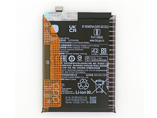 Новый аккумулятор BP42 для Xiaomi 11 lite Встроенный аккумулятор BP42 емкостью 4150 мАч поддерживает быструю зарядку