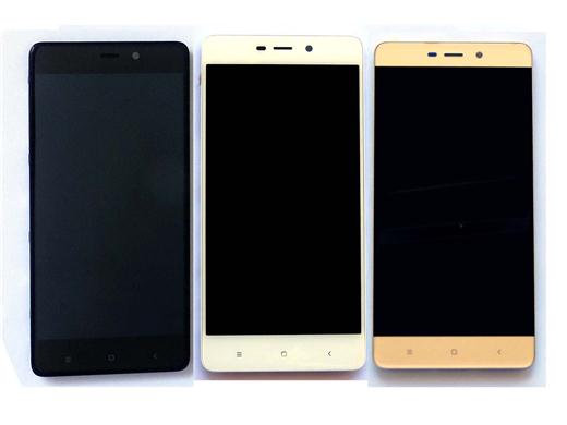 Best quality Complete screen with frame for Redmi 4 pro – Black & White & Gold