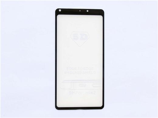 Full Covered 5D Curved Edge Tempered Glass protector for xiaomi MIX 2s -Black&White