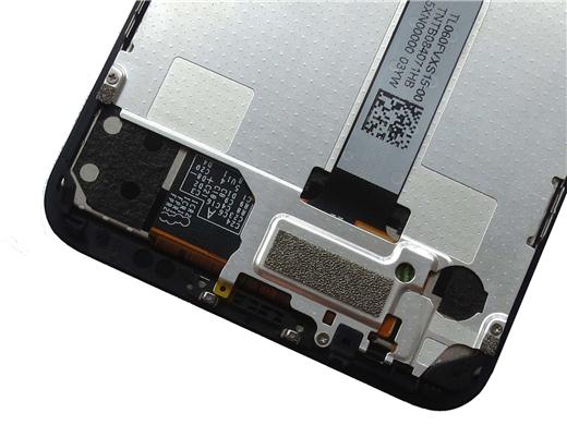 Best quality LCD touch screen with Bezel & metal plate for xiaomi 6X Mi A2-Black&White_3