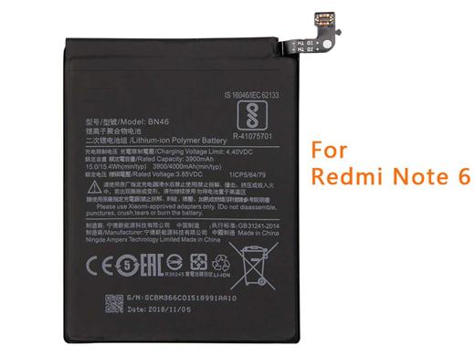 OEM BN46/BN48 3900-4000mAh Built-in Battery for Redmi Note6 & note 6 pro