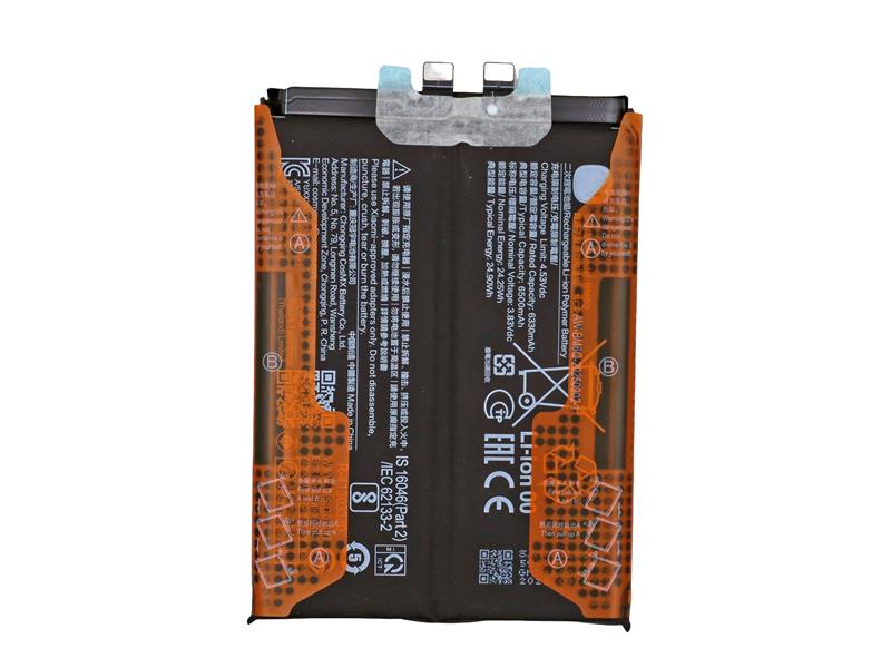 New 6500mAh BM6Q Battery for POCO X8 Pro Support 100 W charge and Reverse charge 